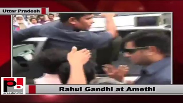 Rahul Gandhi visits Amethi; attends meeting of SHG workers