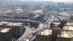 Voiture de la police chute d'un pont en Egypte