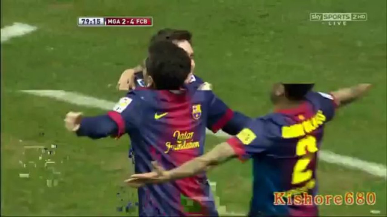 29 passes and goal vs Malaga