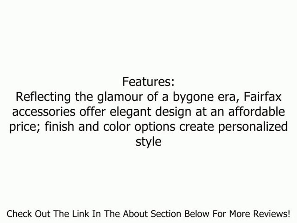 KOHLER K-12158-BN Fairfax Glass Shelf, Vibrant Brushed Nickel Review