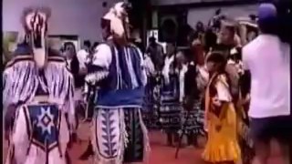 Native American Shoshone Paiute Indian signing - Round Dance