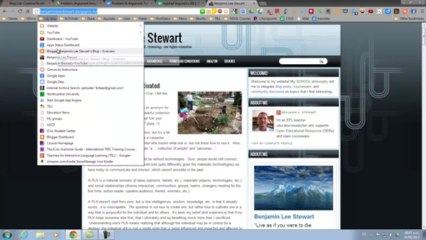 Creating a blog assignment