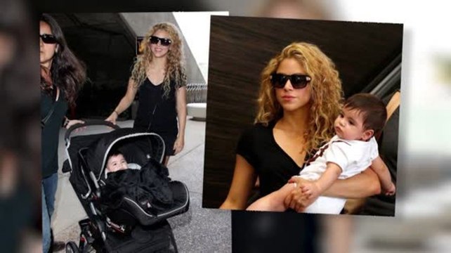 Shakira Looks Radiant With Her Baby Son Milan at Los Angeles Airport
