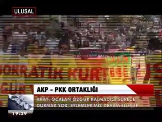 "ÖCALAN SERBEST KALANA DEK" EYLEMLER SÜRECEK