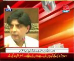 Ch. Nisar Press Confrence on Islamabad Issue - Part 4