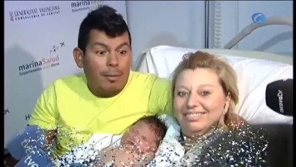 Nace un bebé de más de 6 kilos en Denia por parto natural