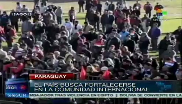 Paraguay: juramentado Horacio Cartes entre protestas sociales
