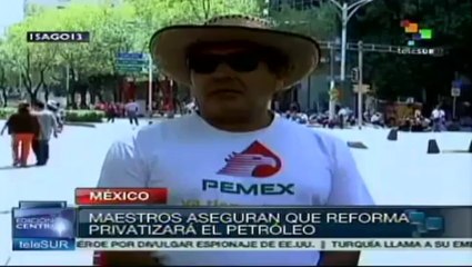 Protestas en rechazo a la reforma energética en México