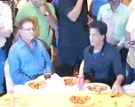 Raw:Salman Khan, Shah Rukh Khan Hug Each Other at Mumbai Iftar Party