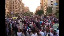 Cientos de islamistas se concentran en la mezquita de Al-Iman para protestar por la represión