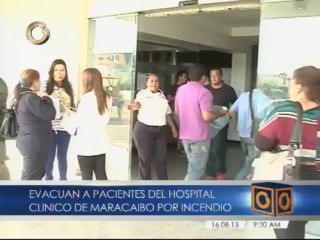 Incendio en Hospital Clínico de Maracaibo generó pánico en horas de la madrugada