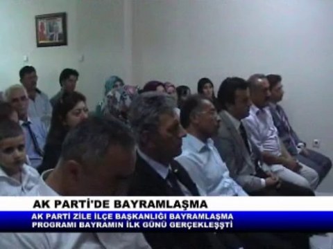 AK PARTİ ZİLE İLÇE BAŞKANLIĞINDA BAYRAMLAŞMA