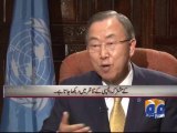 Geo Reports - 16 Aug 2013 - Ban Ki Moon interview (Geo Exclusive)