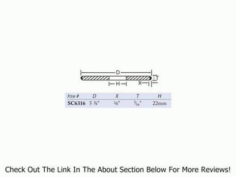 Chainsaw 5 7/8 Sharpening Wheel- Fits EFCO Chain Grinders Review