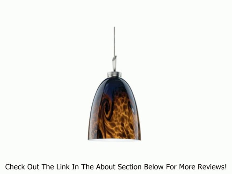 Alfa Lighting P54QJ-STN-AMS 12V Dome Pendant with Quick Jack Adapter, Satin Nickel with Amber Storm Shade Review