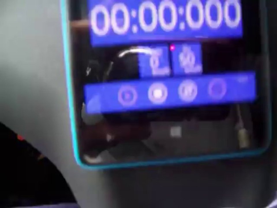 Windows Phone application Diagnose your car Speedometer page