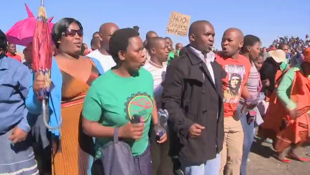 South Africa marks anniversary of Marikana bloodbath