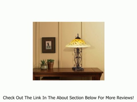 Elegant Leaf Glass Shade Table Lamp Review