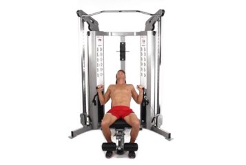 Cable Bench Press (Incline_Overhand Grip_Individual Handles_Alternating)