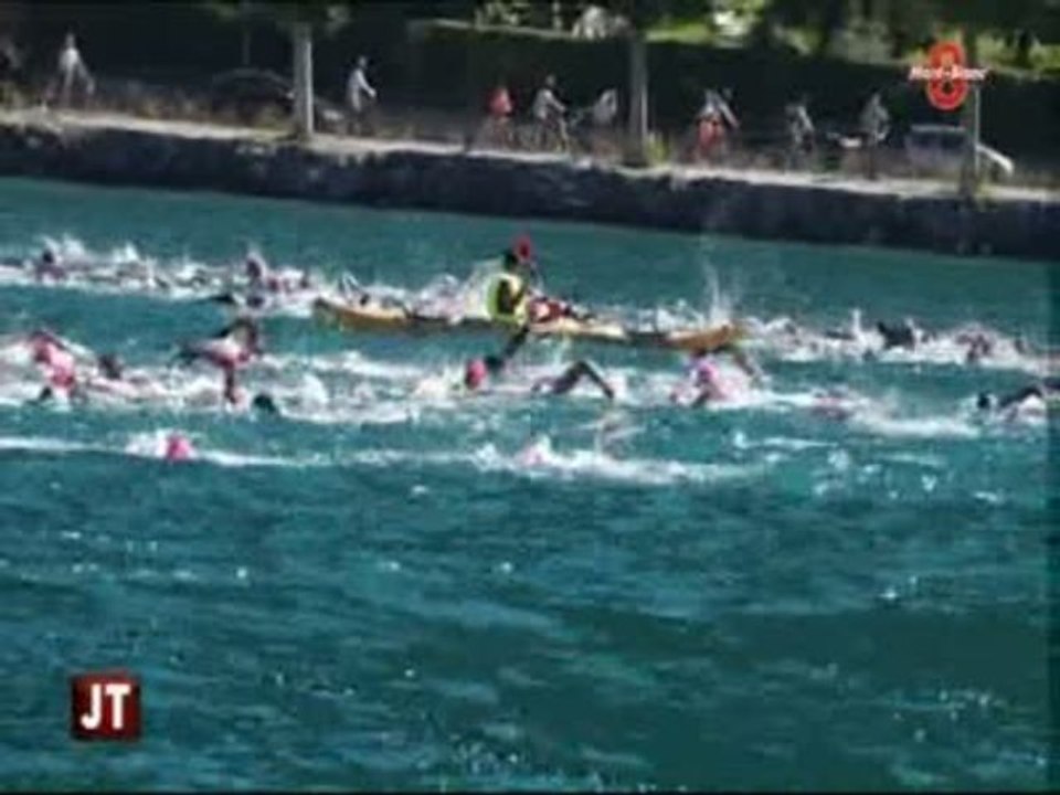 La traversée à la nage du lac d’Annecy 2013