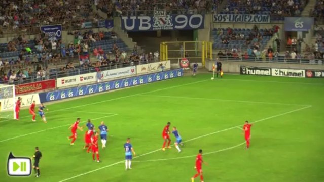 National : RC Strasbourg Alsace 2 - 0 Uzes 2013-2014 1er journée