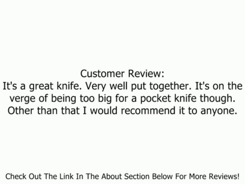 SOG Specialty Knives & Tools VL-11 Vulcan, 3-1/2-Inch Straight Edge Folding Knife, Black TiNi Review