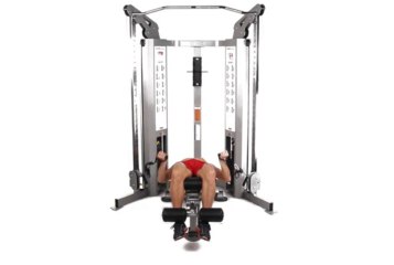 Cable Bench Press (Decline_Underhand Grip_Individual Handles)