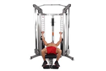 Cable Bench Press (Flat_Overhand Grip_Individual Handles)