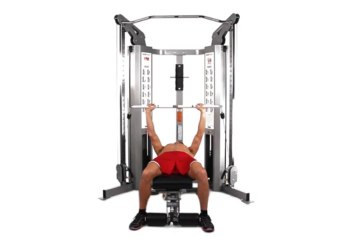 Cable Bench Press (Flat_Overhand Grip_Long Bar)