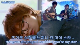 STAR (별)  - KANG MIN HYUK (강민혁) INSTRUMENTAL KARAOKE (BACKUP VOCAL + LYRICS)