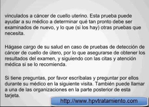 Lo que las mujeres deben saber antes de tener la prueba de Papanicolaou y del VPH
