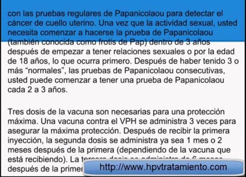 Las 10 cosas que usted necesita saber sobre la vacunación contra el VPH