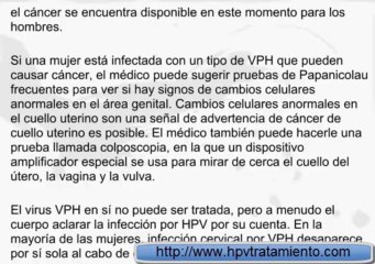 Existe una cura para el VPH?