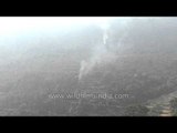 Forest fires in the Garhwal in early winters