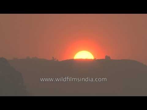 Sunrise in fast forward: Garhwal winters