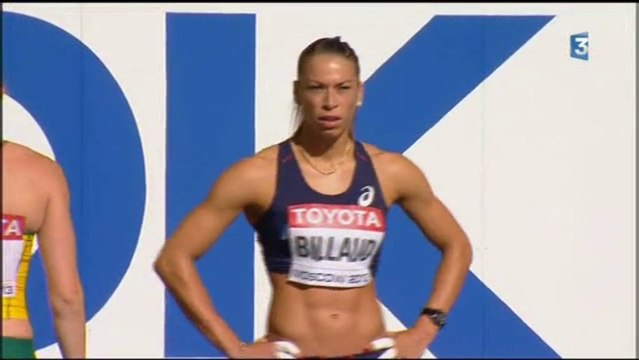 Séries 100m haies - ChM 2013 athlétisme (Billaud, Okori)
