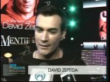 David Zepeda @davidzepeda1 en la presentación de su primer disco
