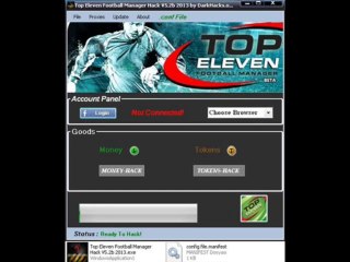 Top eleven hack tool 2013- Top eleven cheats- No survey no passwo