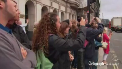 Man flies with bus. Daily Telegraph