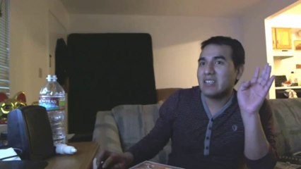 Artista con el algodón de azúcar