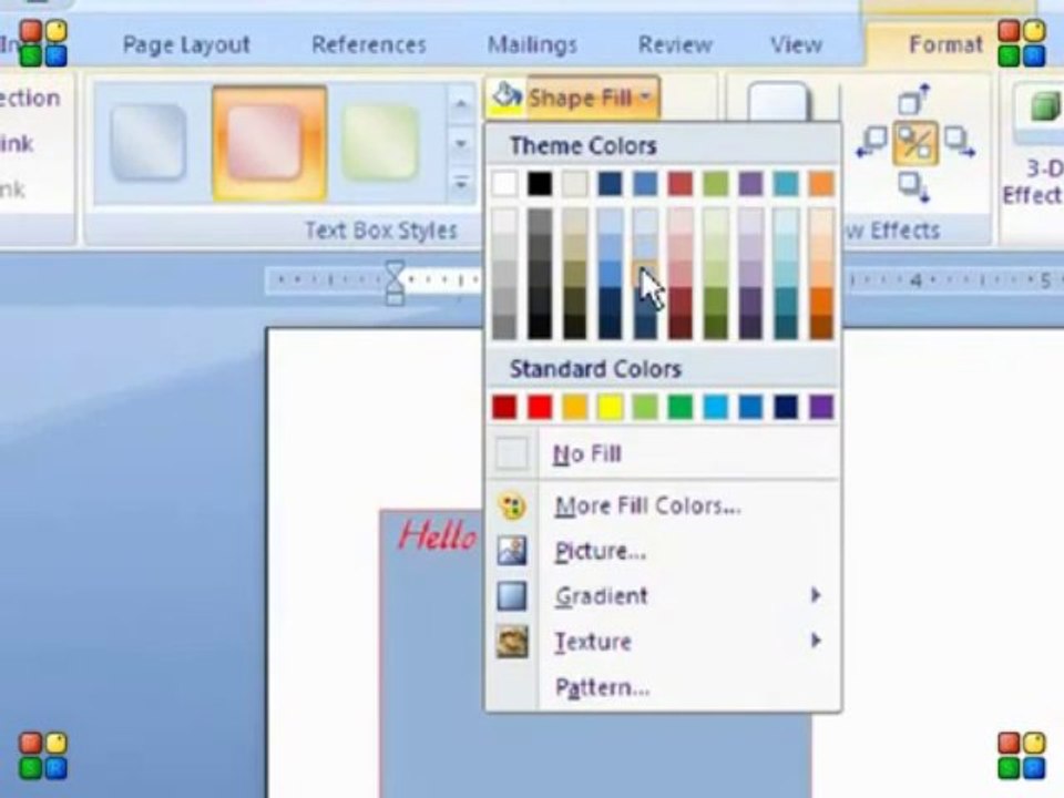 Word 2007 Tabs Part 10