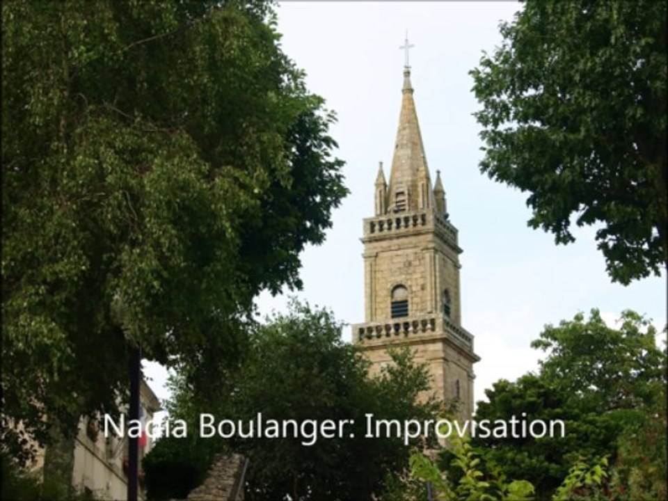 Prélude et improvisation pour orgue de Nadia Boulanger