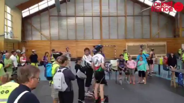 Rando roller sud Armoricaine - Une centaine de rollers sont partis de Clohars-Carnoët ce matin pour une boucle de 100 km