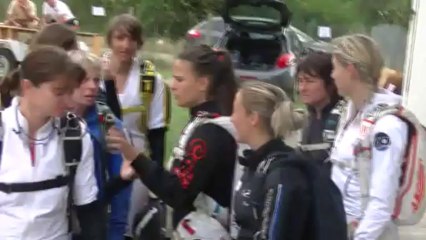 PARACHUTISME – RASSEMBLEMENT FEMININ NATIONAL 2013 : "Préparation grande formation les dernières consignes"