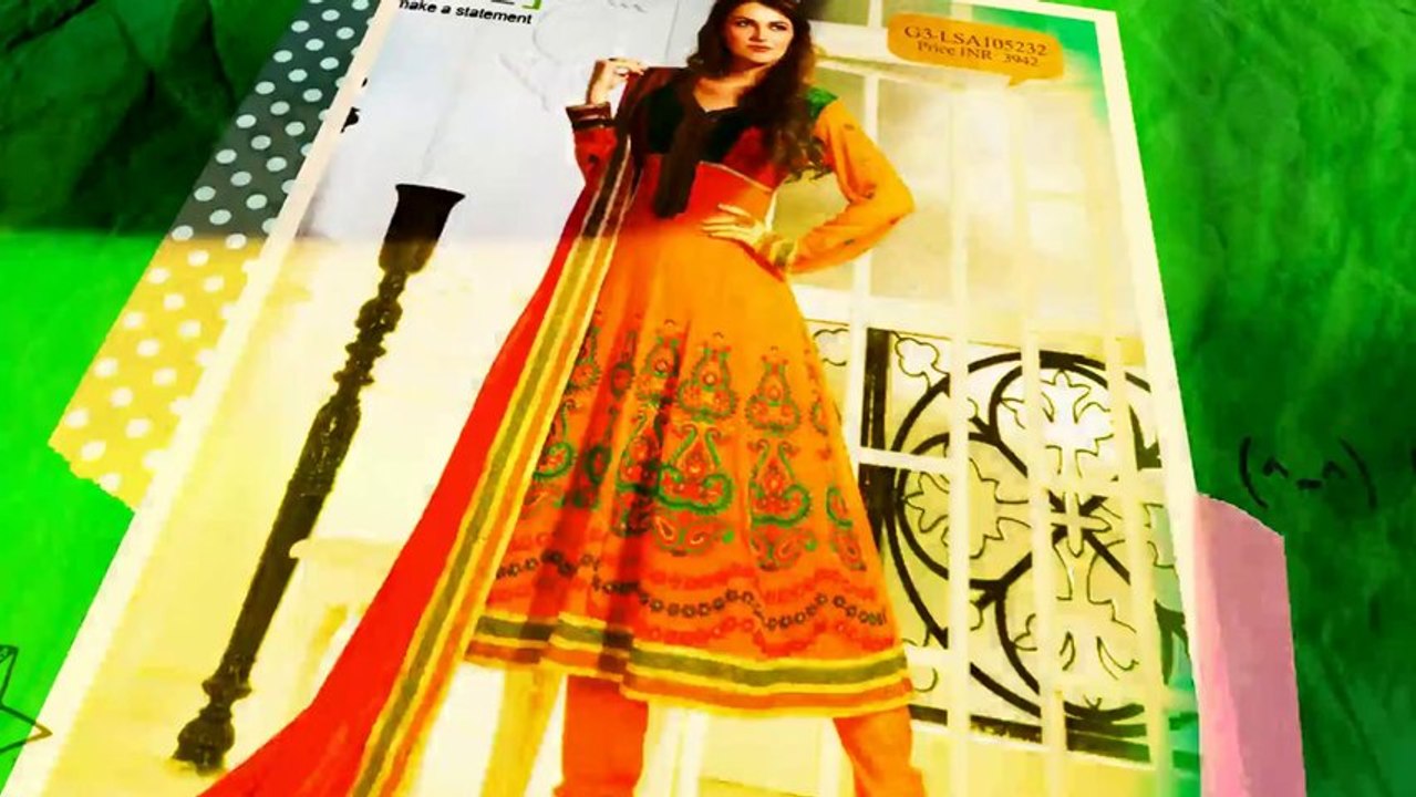 Anarakli Salwar Kameez Collection for Navratri 2013