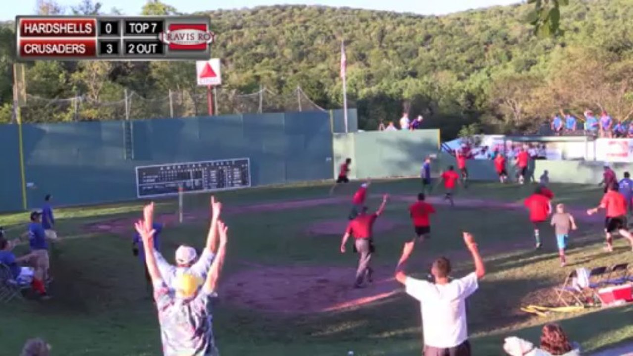 Amazing Game-ending Catch at the 2013 Travis Roy Foundation WIFFLE Ball Tournament