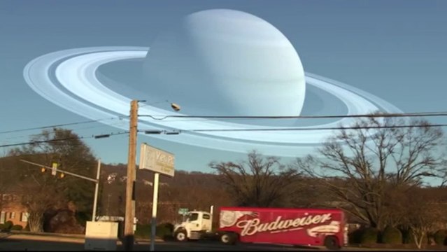 What we would see if the Moon were replaced with some of our planets...