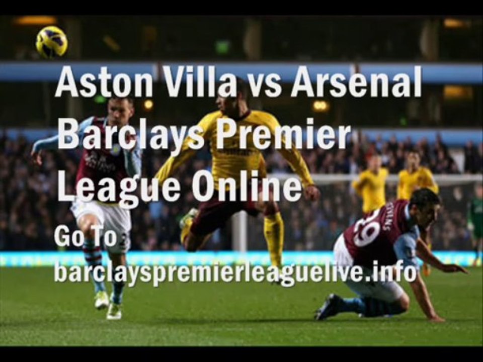 Barclay’s Premier League 2013 Arsenal vs Aston Villa