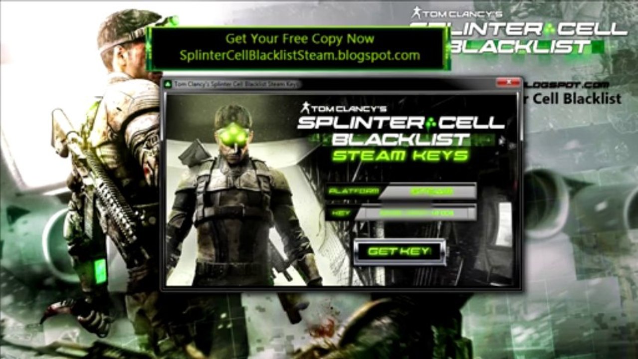 Splinter Cell Blacklist KeyGen + Crack