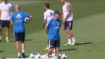 Pepe, Xabi Alonso and Coentrao partake in final session before La Liga